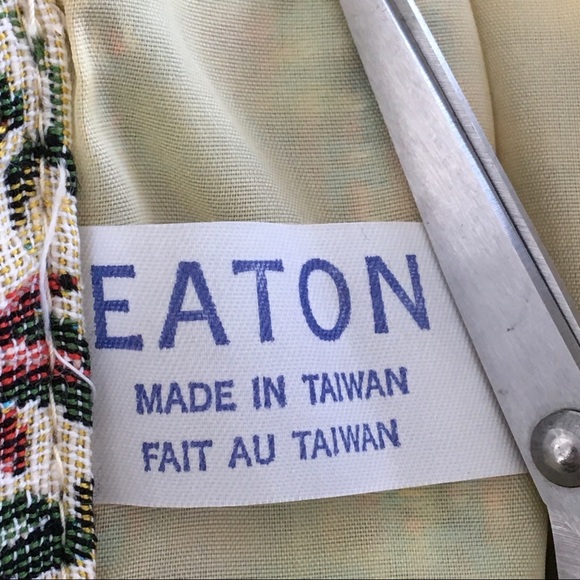 Vintage EATON Tapestry Floral Tote bag cottagecore - Picture 5 of 11